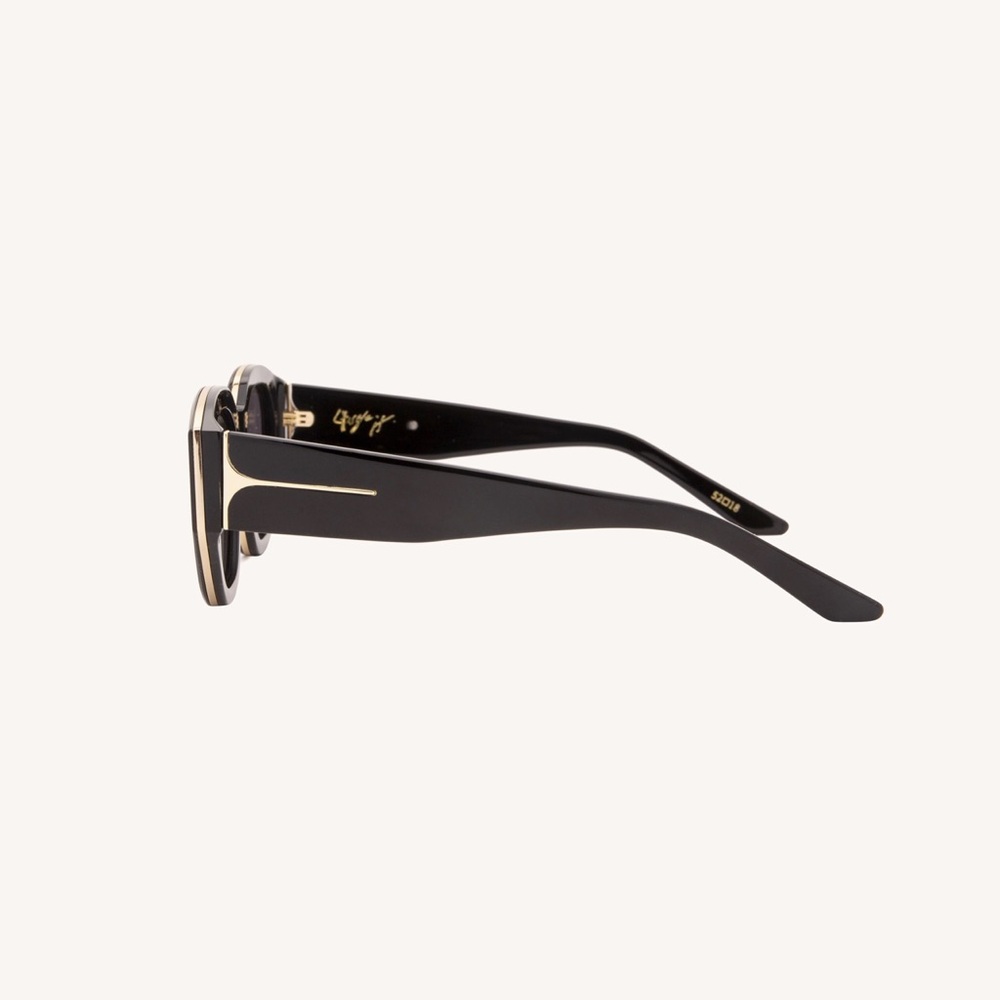 DEZI Charge It Sunglasses in Black-Dark Smoke - Picture 2 of 8